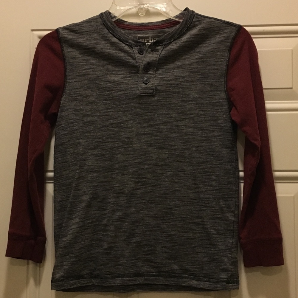 Boys long sleeve Henley